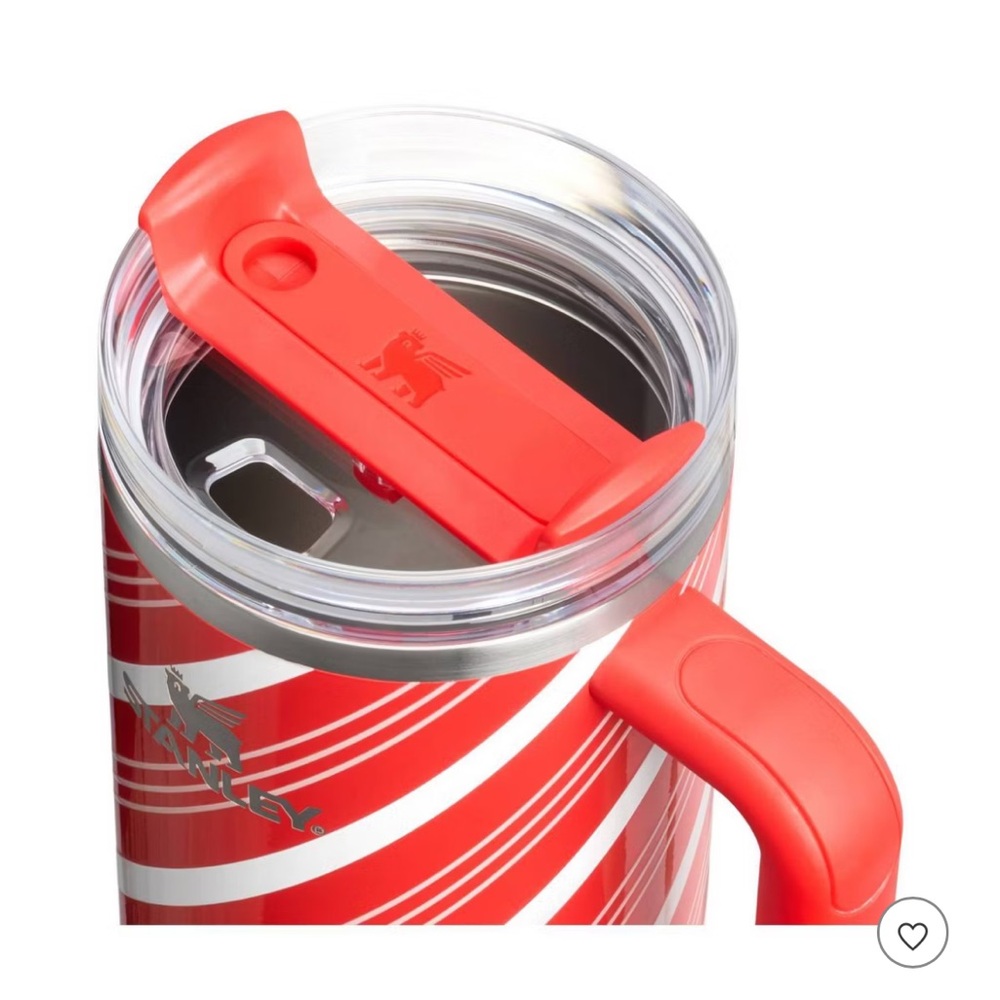 Stanley 40 oz Stainless Steel H2.0 FlowState Quencher Tumbler Candy Cane Twist - Picture 3 of 3